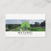 Green Tree Logo | Golfplatz Landschaft Visitenkarte (Vorderseite)