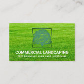 Green Tree Logo | Graslandschaften Visitenkarte (Vorderseite)