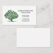 Green Tree Logo Visitenkarte (Vorne/Hinten)