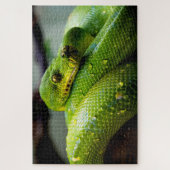 Green Tree Python, Jigsaw Puzzle (Vertikal)