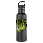 Green Tree Python Reptile Fotografie Edelstahlflasche (Vorderseite)