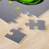 Green Tree Python Wasserfarbe Reptile Jigsaw Puzzl Puzzle (Seite)