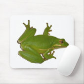 Green Treefrog Mousepad (Mit Mouse)