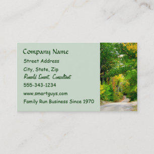 Green Trees Business Card Visitenkarte