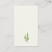 Green Trees Logo-Visitenkarte Visitenkarte (Rückseite)