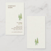 Green Trees Logo-Visitenkarte Visitenkarte (Vorne/Hinten)