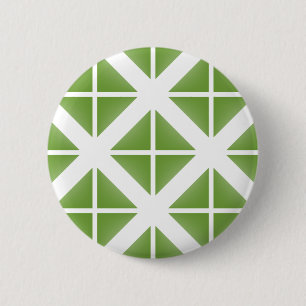 Green Trendy Triangle Pattern Button