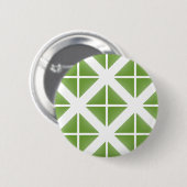 Green Trendy Triangle Pattern Button (Vorne & Hinten)