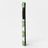 Green Trendy Triangle Pattern Case-Mate iPhone Hülle (Hinten/Links)