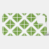 Green Trendy Triangle Pattern Case-Mate iPhone Hülle (Rückseite (Horizontal))