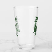 Green Trex the Boss Dino Glas (Links)