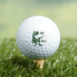 Green Trex the Boss Dino Golfball