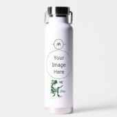 Green Trex the Boss Dino Trinkflasche (Vorne)