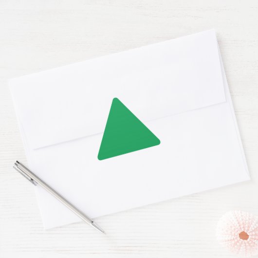 Green Triangle Sticker (Umschlag)