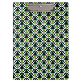 Green Triangles Klemmbrett