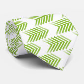 Green Tribal Arrow Muster Krawatte (Gerollt)