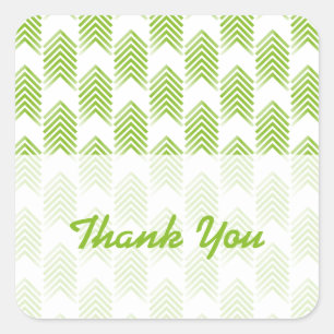 Green Tribal Arrows Danke Stickers