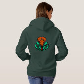 Green Tribal Hoodie (Schwarz voll)