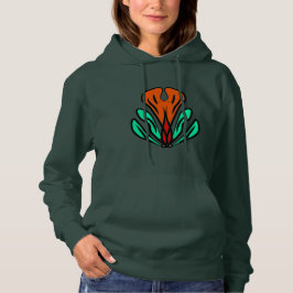 Green Tribal Hoodie