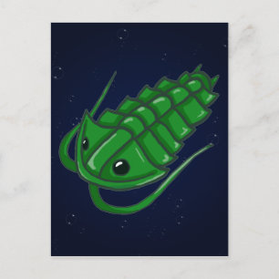 Green Trilobit Postkarte