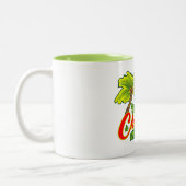 Green Trini Weihnachten ist noch immer das beste Zweifarbige Tasse (Links)