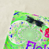 Green Trippy Funky Strandtuch (Beispiel)