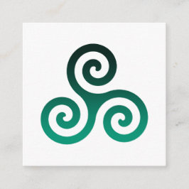 Green Triskele Begleitkarte