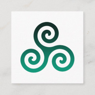 Green Triskele Begleitkarte