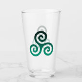 Green Triskele Glas (Vorderseite)