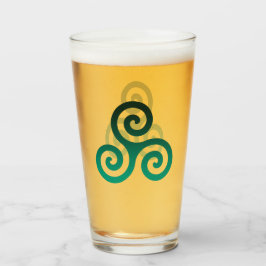 Green Triskele Glas
