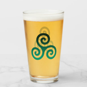 Green Triskele Glas