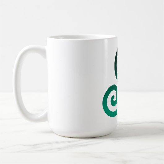 Green Triskele Kaffeetasse (Links)