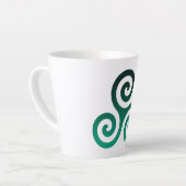 Green Triskele Milchtasse (Linke Ecke)