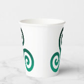 Green Triskele Pappbecher (Rechts)