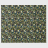 Green Troll Under a Stone Bridge Geschenkpapier (Flach)