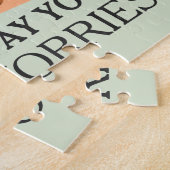 Green Tropical Funny Wäsche Room Zeichen Puzzle (Seite)