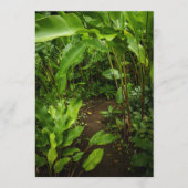 Green tropical garden, Earth Day Card (Vorderseite)