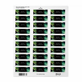 Green Tropical Leaves Black Elegant (Vorne)