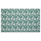 Green Tropical Palm Blätter mit Hibiskus Blume Stoff (Fat Quarter (45,7 x 55,9 cm))