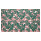 Green Tropical Palm Blätter mit Hibiskus Blume Stoff (Fat Quarter (45,7 x 55,9 cm))