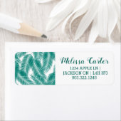 Green Tropical Palm Blätter Muster (Insitu)