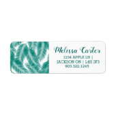 Green Tropical Palm Blätter Muster (Vorne)