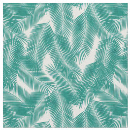 Green Tropical Palm Blätter Muster Stoff