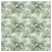 Green Tropical Palm Blätter Muster Stoff (Muster)