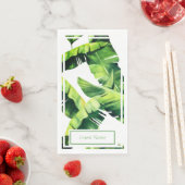 Green Tropical Palm Blätter Papier Handtücher Serviette (Beispiel)