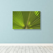 Green Tropical Palm Frond Leinwanddruck (Insitu (Holzboden))