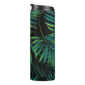 Green tropical palm leaves. Seamless pattern graph Thermosbecher (Nach rechts gedreht)