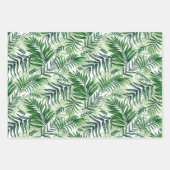 Green Tropical Palm & Monstera Blätter (Vorderseite 3)