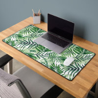 Green Tropical Palm & Monstera Blätter