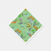 Green Tropical Paradise Party Napkins Serviette (Ecke)